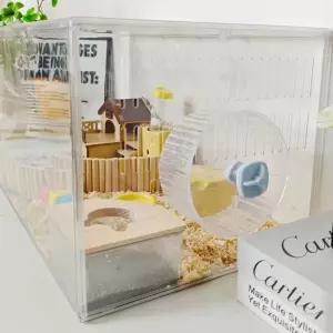 해피 햄스터케20 리빙박스 케 60cm 햄스터집 특대형 투명 20L