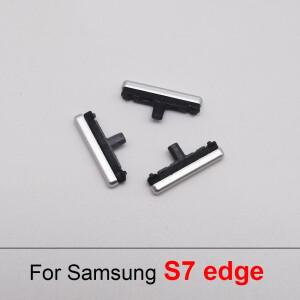 호환 갤럭시 호환 S7 Edge G935 1세트 전원 켜기 끄기 키 볼륨 스위치 측면 버튼
