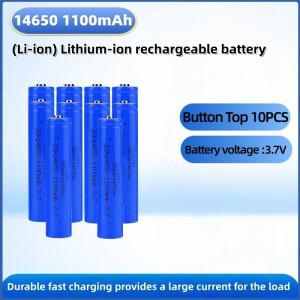14650 리튬 배터리 3.7V 1100mAh 전동 칫솔 마이크 소형 손전등용 충전식
