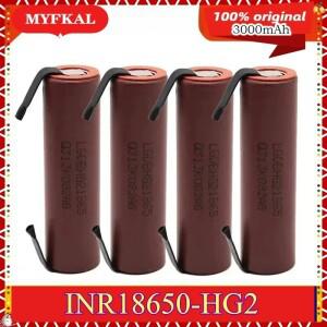 새로 업그레이드된 18650 HG2 3000mAh 스트립 납땜 배터리 스크류드라이버용 30A 고전류 + DIY 니켈 Hg2