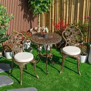 야외 티테이블 세트 정원 테라스 탁자 우드 2인 2인용 엔틱