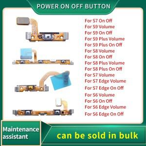 전원 켜기 끄기 단추 플렉스 케이블  호환 갤럭시 호환 S8 S9 플러스 볼륨 스위치 키 제어 리본
