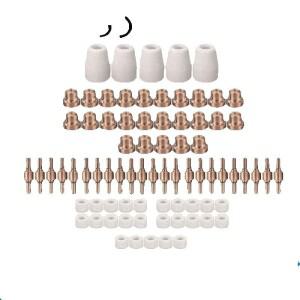 원저우 40A PT31 플라즈마 절단 액세서리 세트 전극 노즐 보호 커버 스플리터 80개 용접 장비용