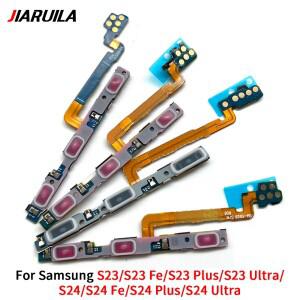 호환 S25 S24 S23 플러스  FE 측면 버튼 스위치 볼륨 키 전원 켜기 끄기 플렉스 케이블 부품