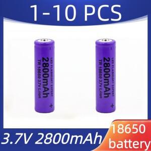 마우스 팬 손전등 배터리한 GTL18650 리튬 2800mAh 3.7v 충전식