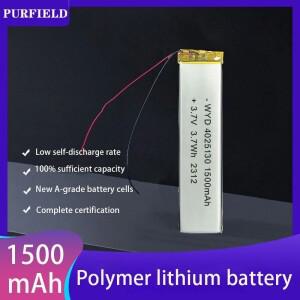 4025130 1500mAh 3.7V 리튬 폴리머 LiPo 충전식 배터리 셀 PAD DVD 전자책 노트북 블루투스 헤드셋 모바일