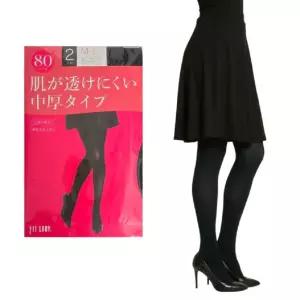 팬티스타킹 80D 유발 스타킹 검정 2족 세트 ML