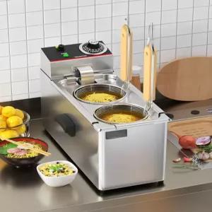 리온 면삶는기계 식당 쌀국수 라멘 2구 건지기 소면 삶는기계