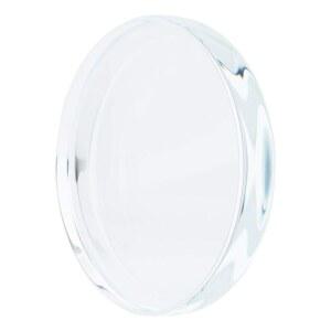 DjuiinoStar 4인치 스피닝 탑 베이스, 손으로 매우 연마됨, 30cm 초점 거리(단일 오목), 직경 3.9