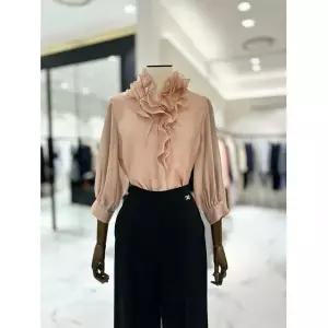 MARIO[모조에스핀] 모조 프릴넥 블라우스 S262MSC012