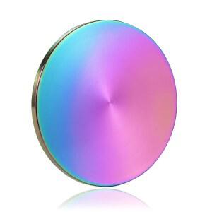 금속 스피닝 탑 베이스, 이중 오목, 스테인리스 스틸, 대구경, 낙하 방지, 내구성, 매끄럽고 마찰이 적으며