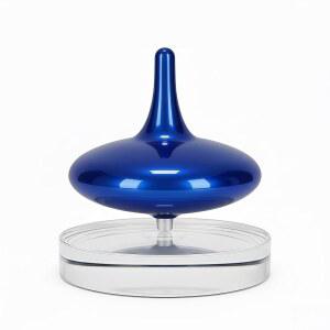 유리 베이스가 있는 오텍 일렉트릭 스피닝 탑, 6시간 이상 끝없는 스핀, 집중력, 차분함 및 창의성을 위한