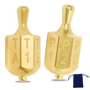 퍼팅 앤 테이크 스피너 게임 - 확률의 주사위를 돌리는 견고한 브라스 게임, 도박용 최고의 주사위 유형의