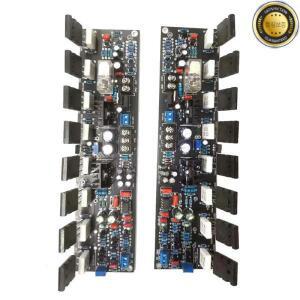 2Pcs E405 400W + 도시바 2SA1943 2SC5200 고출력 HIFI 조정 가능한 클래스 A 증폭기 보드(보호 회로 포함)