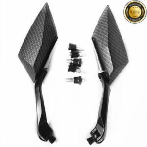 범용 오토바이 백미러 혼다 스즈키 가와사키 다지기 투어링 보버용 8mm 2 개