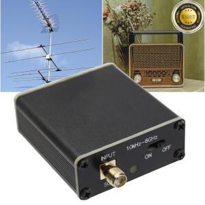 10k-6GHz 전대역 저잡음 증폭기 (SMA 암 커넥터 포함) 이득 블록 RF 및 SDR용 모듈