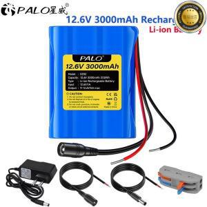 PALO 12.6V 3000mAh 리튬이온 배터리(라디오 카메라 캠코더 전자 오르간 DIY 독서등 망원경 소나 신호 도구