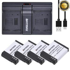 Batmax 1400mAh AHDBT-001 GoPro HD Hero1 모터스포츠 서핑 야외 960 1080P 에디션용 배터리 + USB 듀얼 충
