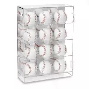 아크릴 야구공 보관함 진열대 거울 패널 쇼케이스 디피 싸인볼 12구