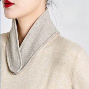 여름 스카프 냉방병 진회색 목도리 머플러 사무실 아이스 에어컨