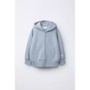 국내배송 ZARA 자라 주니어 키즈 후드 플러시 스웨트셔츠 라이트 블루 0088670406 1894384