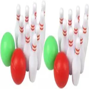 밀리스텐 인형의 집 액세서리 및 수집가를 위한 미니 하우스 장식용 볼링 장난감의 미니어처 모델 2종 세트