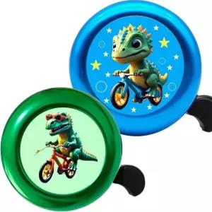 바이크 벨 재미있는 유니콘 공룡 디자인 시끄러운 바삭한 소리 내구성 있는 금속 자전거 다양한 색상 및