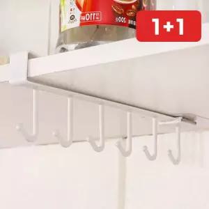 선반걸이 주방 무타공 6구 조리도구 싱크대 칼 걸이