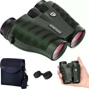 12x28 소형 HD 쌍안경 - 선명한 저조도 시야를 가진 대형 뷰 조류 관찰 여행용 사냥 크루즈를 위한 초밝은