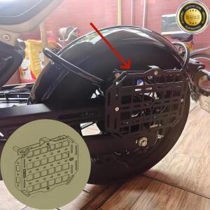 CFMOTO 싱글 시트 CLC450 보버 450CLC용 사이드 백 브래킷 러기지 랙 새들백 오토바이 액세서리