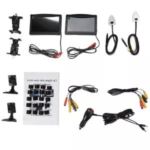 사각지대 카메라 디지털사이드미러 좌우세트 후방카메라 모니터 세트 자동차 룸미러 터치형