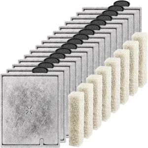 필터 패드가 있는 대형 수족관 어항 카트리지 Aqueon QuietFlow LED PRO 크기 20 30 50 75/파워 55/75 E