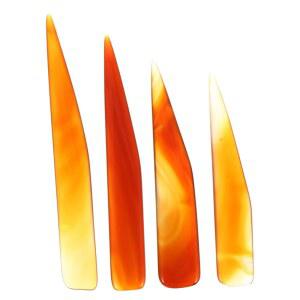 주얼리 장인을 위한 금과 은 공예 정밀 연마 버너용 제작용 4Pcs Agate 폴리셔 세트 버너 랜덤 색상