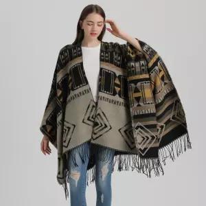 여성망토 숄 여행 캠핑에 따뜻한 망토 보온 목도리 심쿵직구