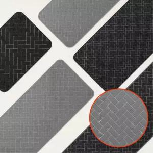 북유럽 헤링본 먼지없는 워싱 순면 러그 워셔블카페트