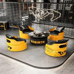 드럼통 테이블 원형 깡통상 고깃집 의자 포차