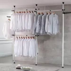 [JED] 옷걸이행거 고급형 행거 고정식행거 3단 38MM