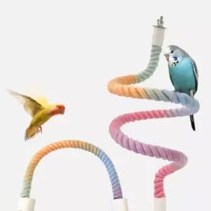앵무새 로프 횟대 조류 장난감 횃대 새 사다리 놀이터 발톱 갈이 사랑 둥지 모란 새장