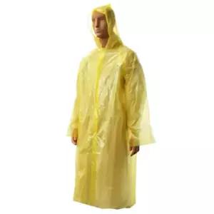 낚시n등산n여행n배달 일회용 우의 노랑 20ea 경량형 레져 택배 실외작업