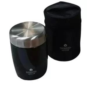 죽포장용기 핫콤 보온 죽통 도시락통 밥통 국통 블랙 520ml