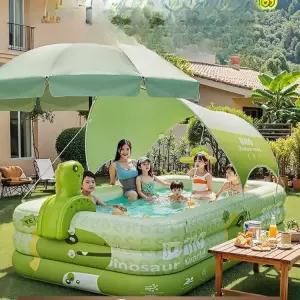 onyou 대형 성인용 접이식 가정용 야외 수영장 물놀이 풀장 선쉐이드