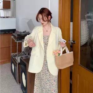 여자 간절기 자켓 봄여름 오버핏 얇은 아우터 4컬러 여름자켓 차르르 봄자켓 여자자켓 가을자켓