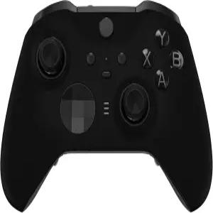 엑스트림레이트 블랙 소프트 터치 그립 페이스플레이트 커버 Xbox One 엘리트 시리즈 2 코어 컨트롤러 모델