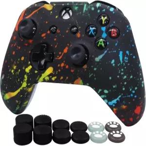 Xbox One용 RALAN 컨트롤러 스킨 미끄럼 방지 실리콘 커버 보호 케이스 1 무선/유선 게임패드 조이스틱에