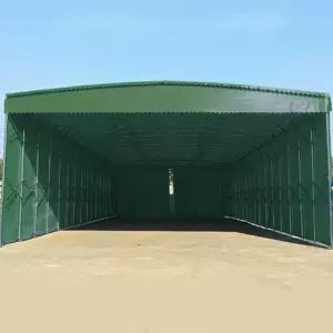 창고 텐트 군용 대형 쉘터 5m 캐노피 6m 물류 자바라