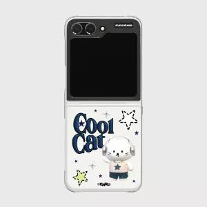 어프어프 쿨 캣 치치(Z플립-클리어하드) - MULTI113211