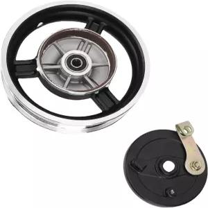 10X3.0 10X2.5 타이어 전동 스쿠터 오토바이용 드럼 브레이크가 장착된 아라목스 10인치 휠 림 어셈블리 M