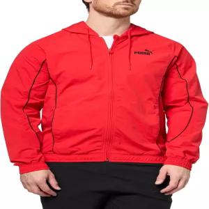 PUMA 남성 스포츠 우븐 재킷 운동복 캐주얼 - 블랙