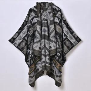 여자망토 도톰 따뜻한 케이프 사계절 망토 후드 담요 캠핑 여행 심쿵희망