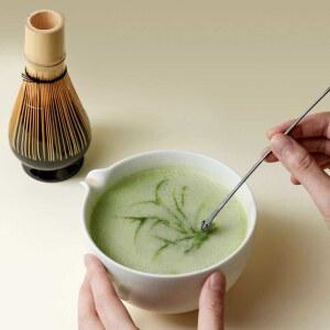 말차 차선 말차거품기 말차라떼용 키트 파우더 미니거품기 다도구 일본 차발 대나무 한나라